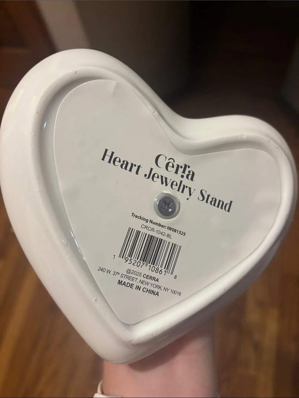 Heart Dish Jewelry Holder